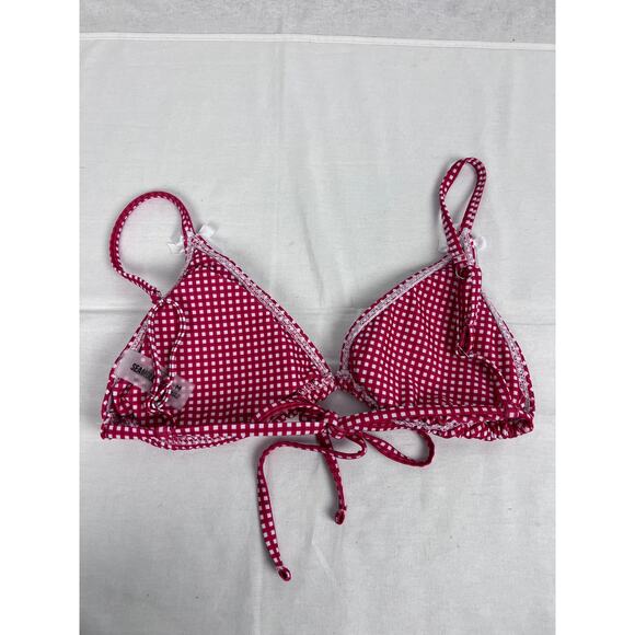 NEW Seamolly Bikini Set Red Gingham Bow Triangle Cheeky Swim Sweet Coquette - Picture 8 of 12